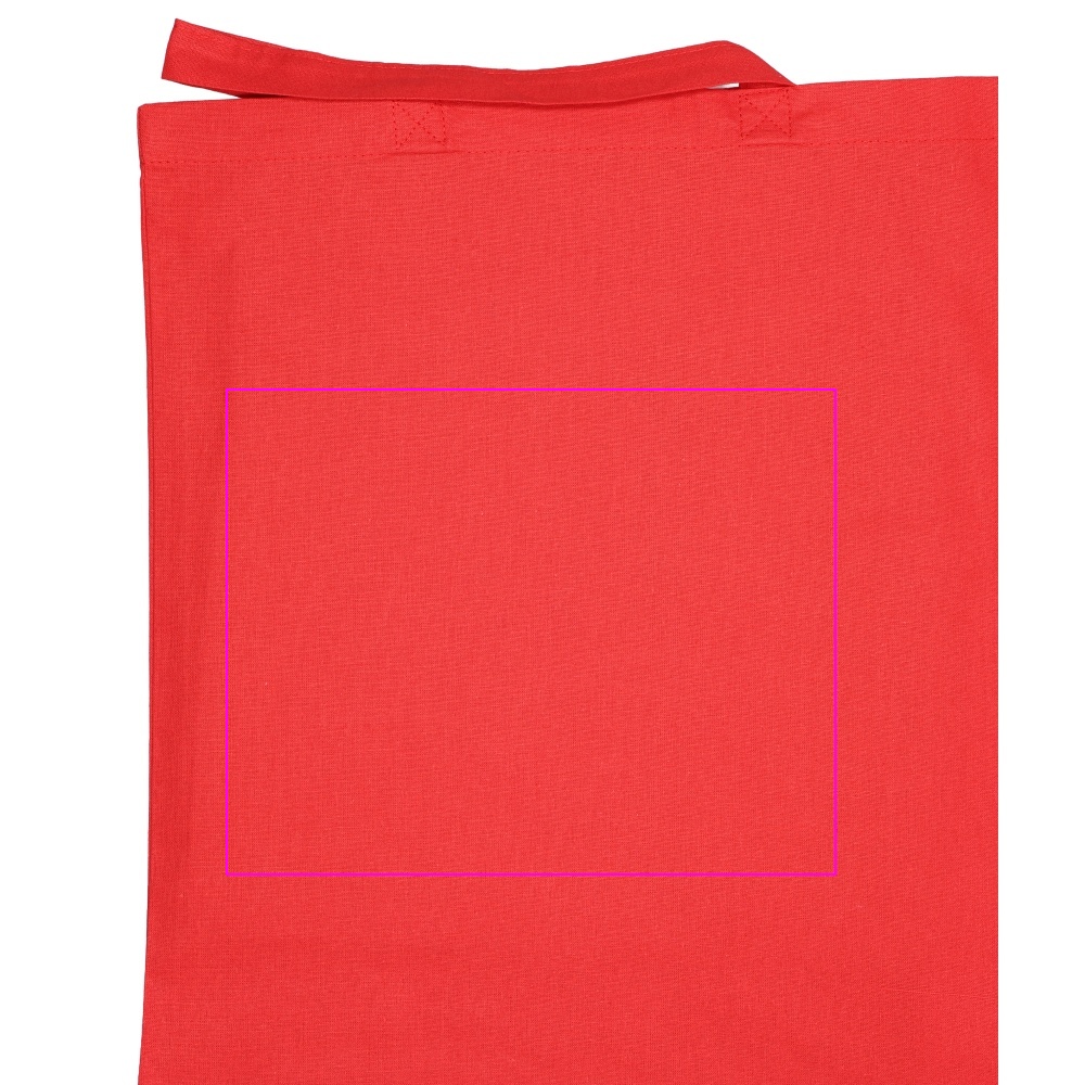 Cotton bag with short handles 140 g/m² BREGENZ