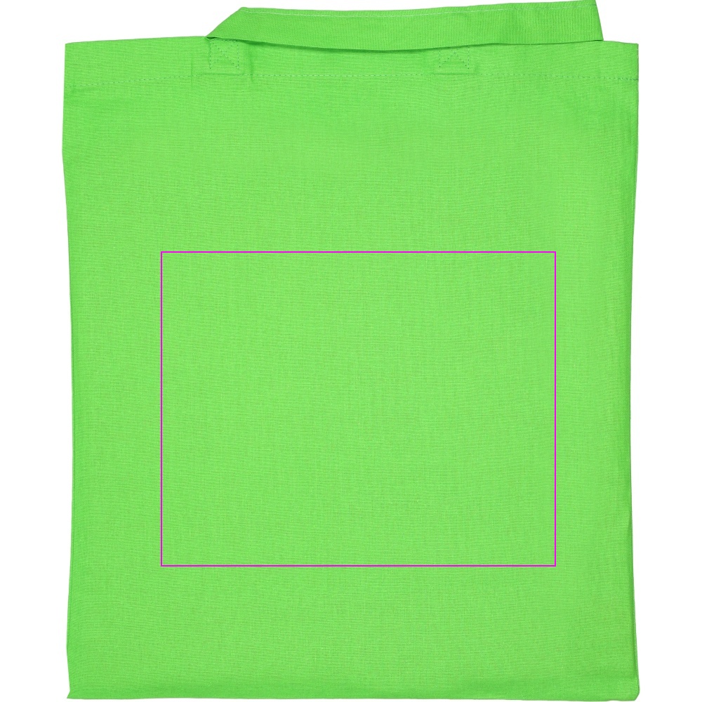 Cotton bag with short handles 140 g/m² BREGENZ