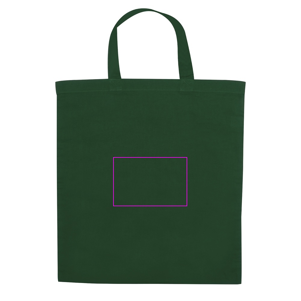 Cotton bag with short handles 140 g/m² BREGENZ