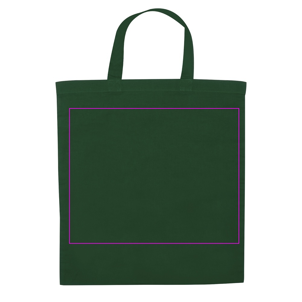 Cotton bag with short handles 140 g/m² BREGENZ