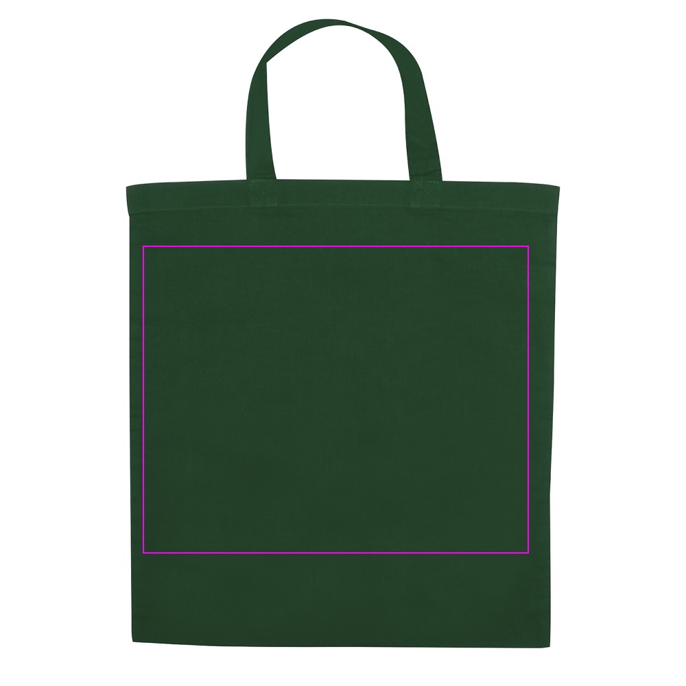 Cotton bag with short handles 140 g/m² BREGENZ