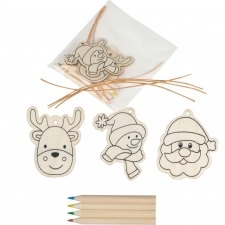 Christmas tree tag painting set DRESDEN