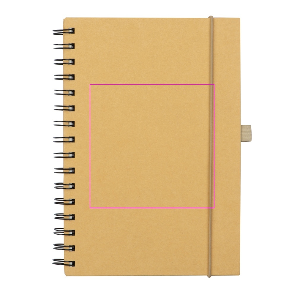 A5 lined notebook made of recycled paper SILKEBORG