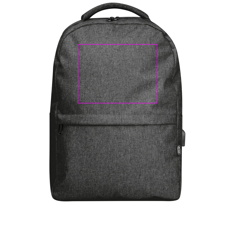 Laptop backpack rPET RIMINI