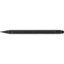 Aluminium everlasting ballpen with ruler HALMSTAD