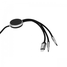 Long 4-in-1 cable with illuminated logo W102TG