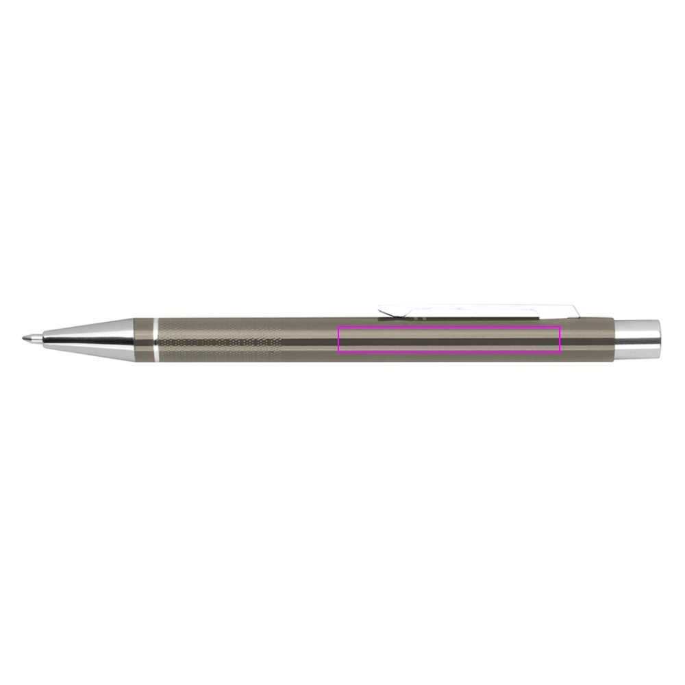 Metal semi-gel ballpen ALMEIRA