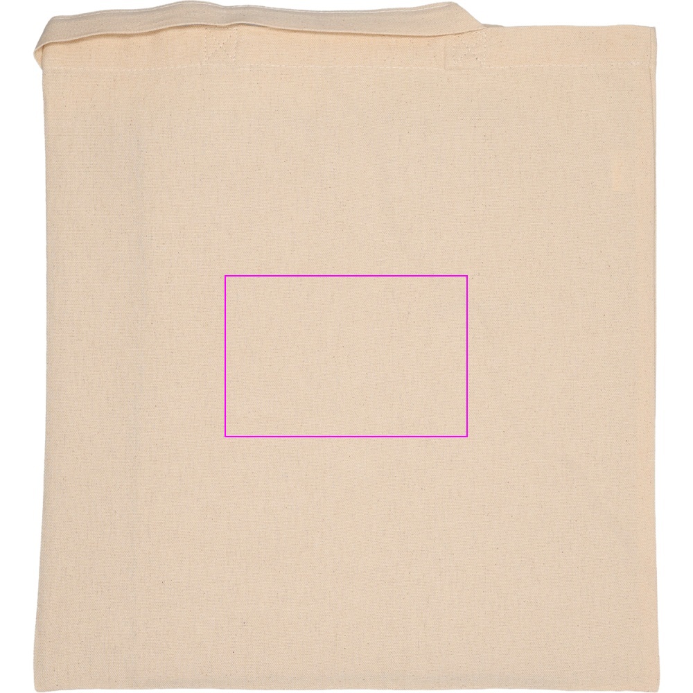 Organic cotton bag with long handles 220 g/m2 HONG KONG