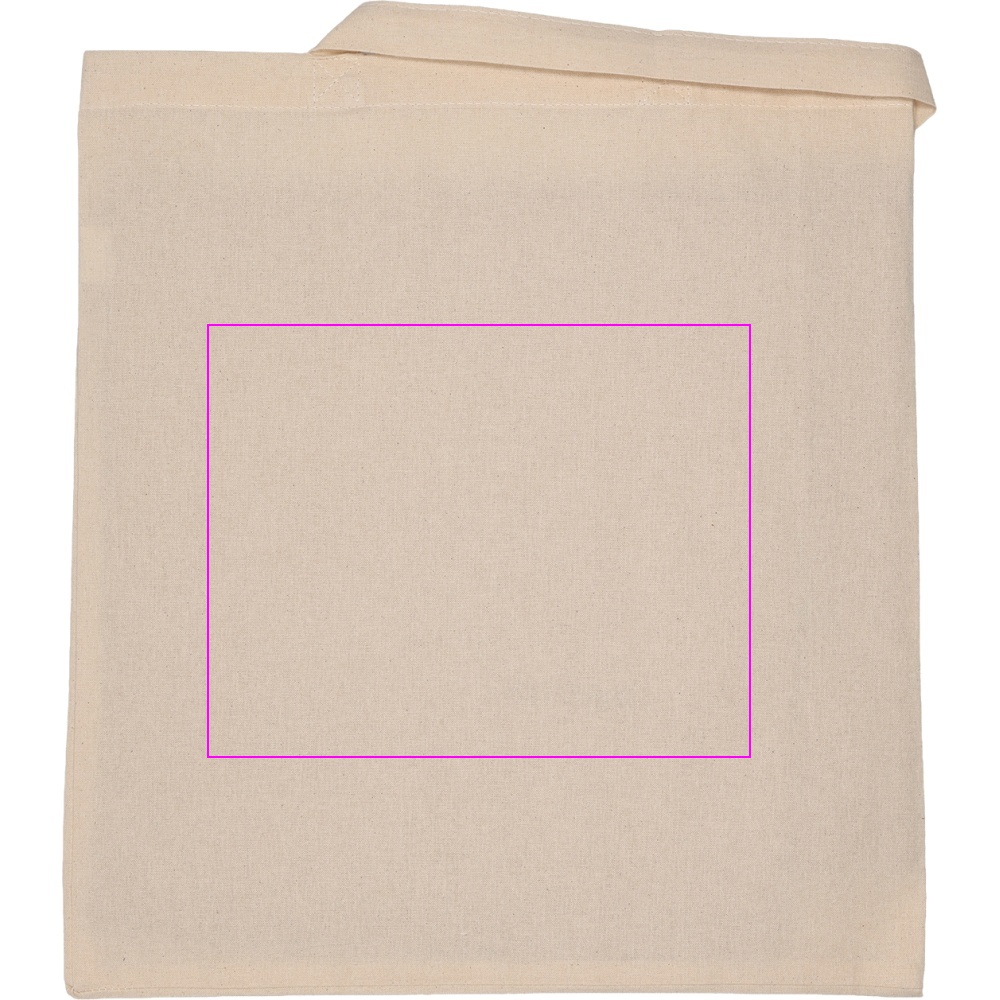 INNSBRUCK organic cotton bag with long handles and a wide bottom, 180 g/m².