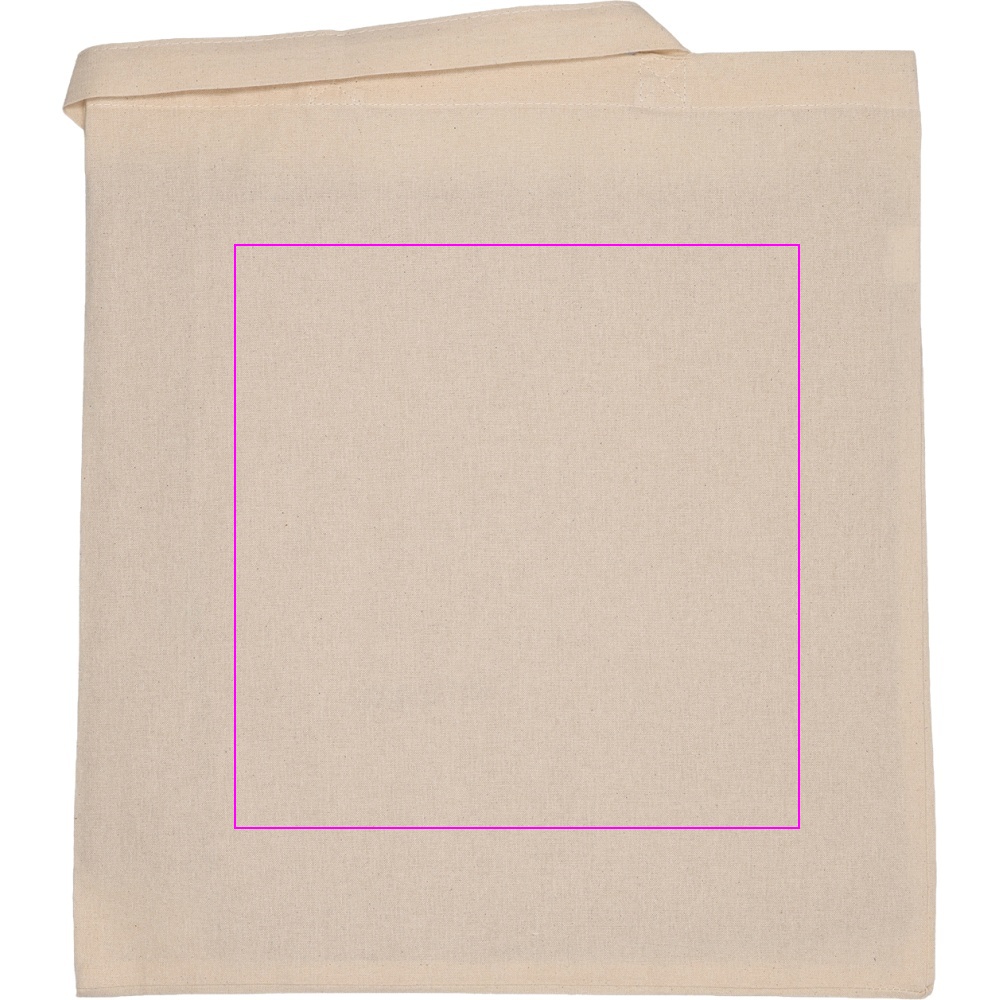 INNSBRUCK organic cotton bag with long handles and a wide bottom, 180 g/m².