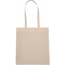 INNSBRUCK organic cotton bag with long handles and a wide bottom, 180 g/m².