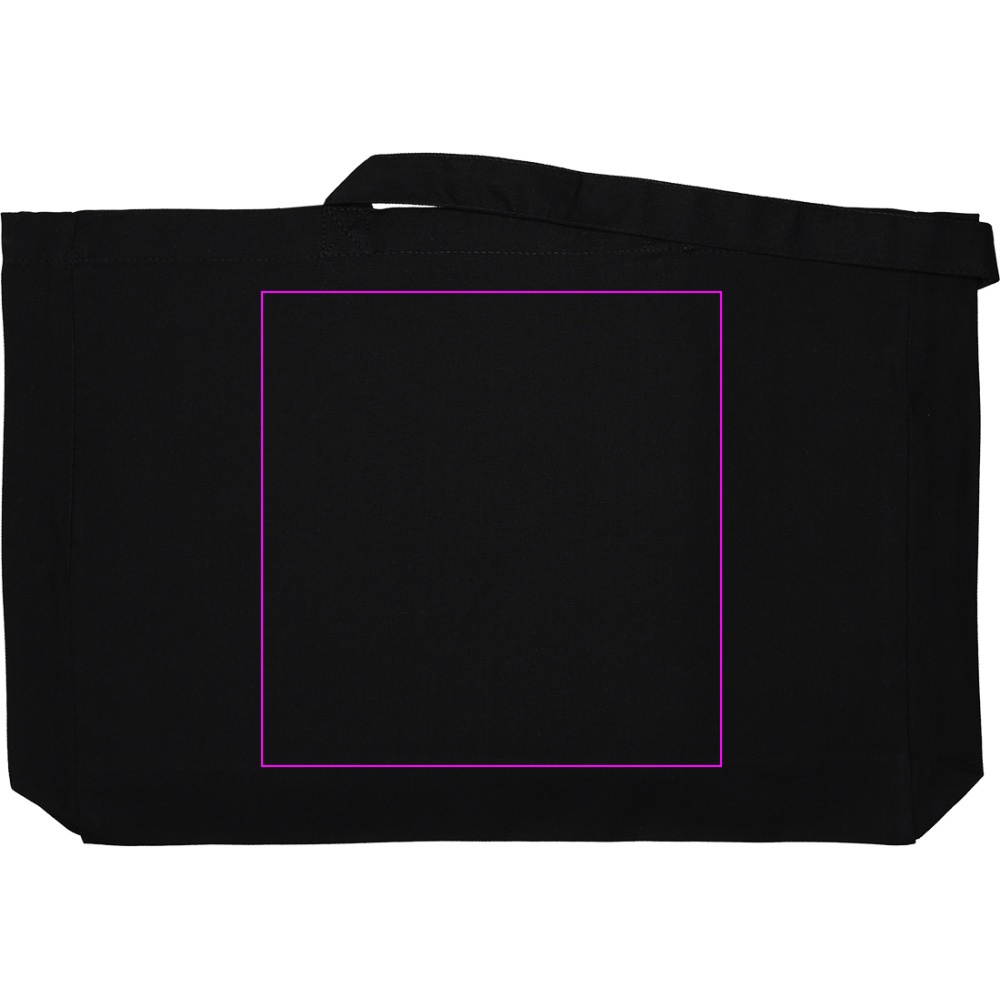 Organic cotton bag with long handles 270 g/m2 BARI