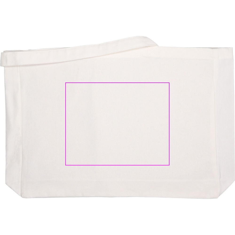 Organic cotton bag with long handles 270 g/m2 BARI