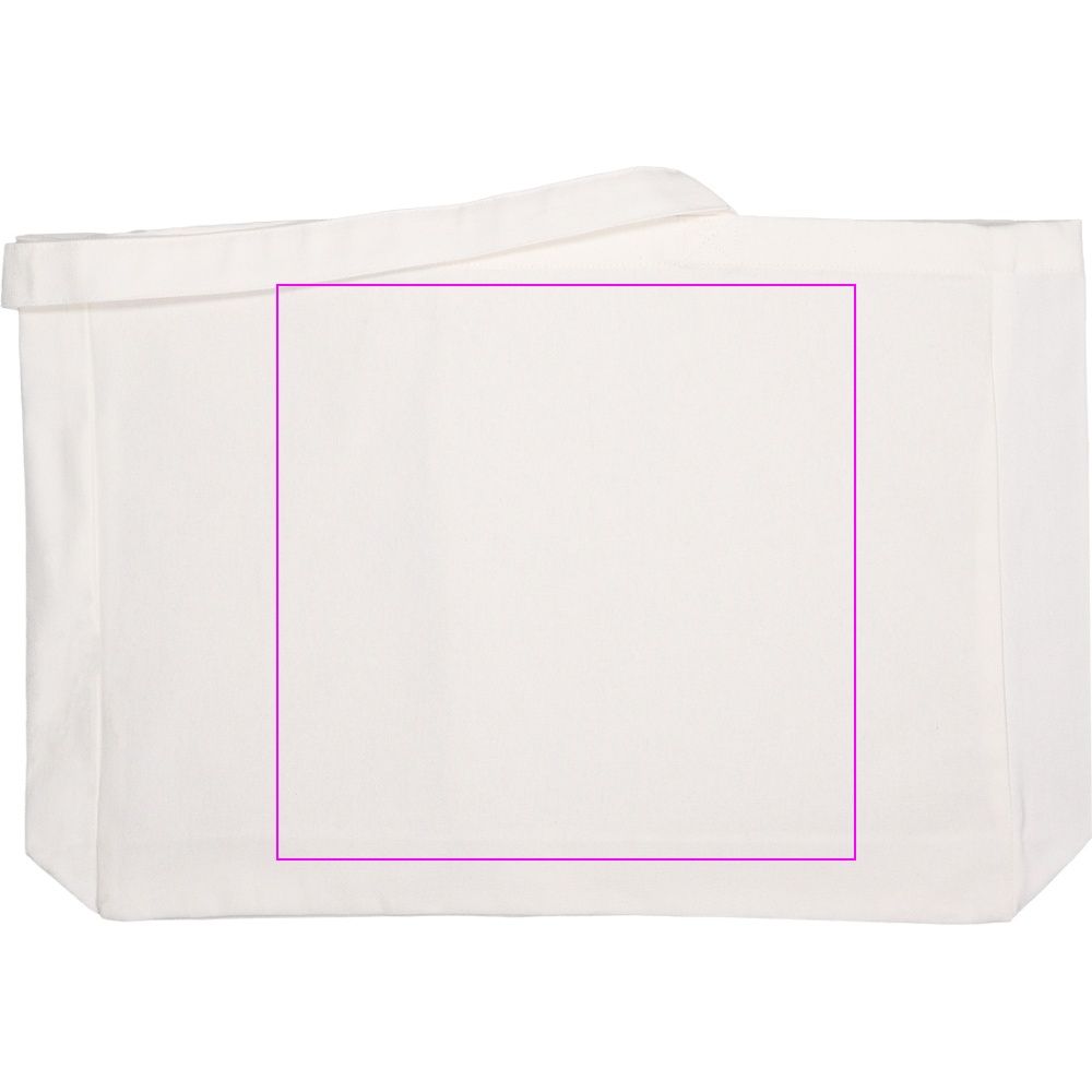 Organic cotton bag with long handles 270 g/m2 BARI