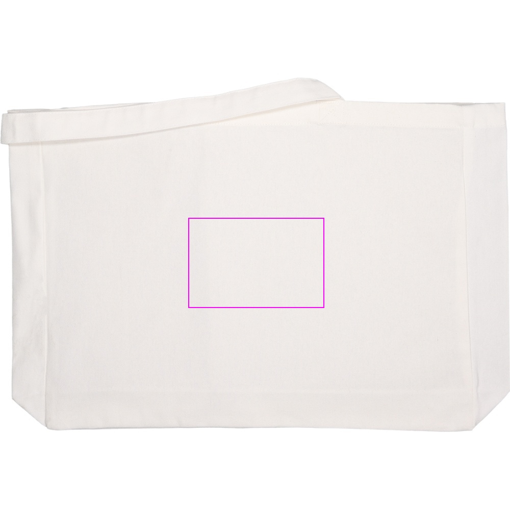 Organic cotton bag with long handles 270 g/m2 BARI