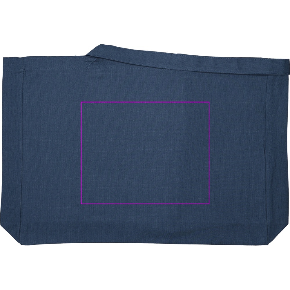 Organic cotton bag with long handles 270 g/m2 BARI