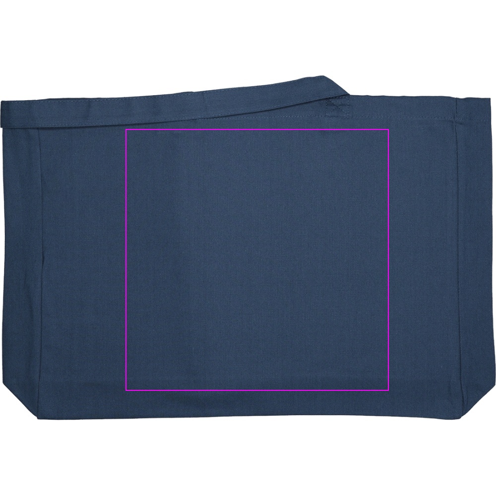 Organic cotton bag with long handles 270 g/m2 BARI