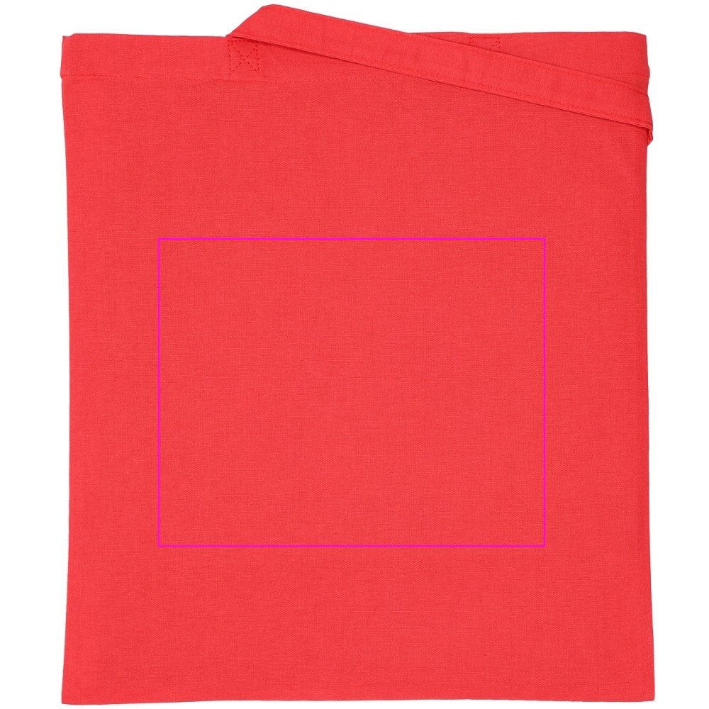 Organic cotton bag with long handles 180 g/m2 BRANSLEY