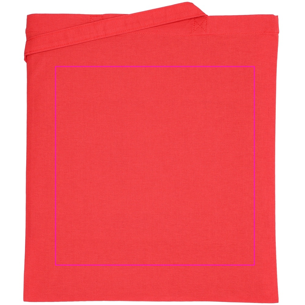 Organic cotton bag with long handles 180 g/m2 BRANSLEY