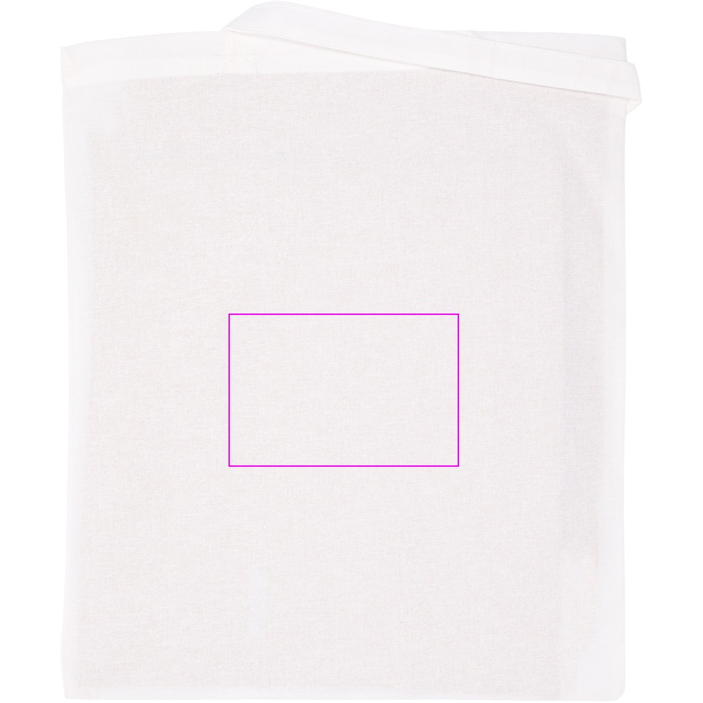Organic cotton bag with long handles 180 g/m2 BRANSLEY