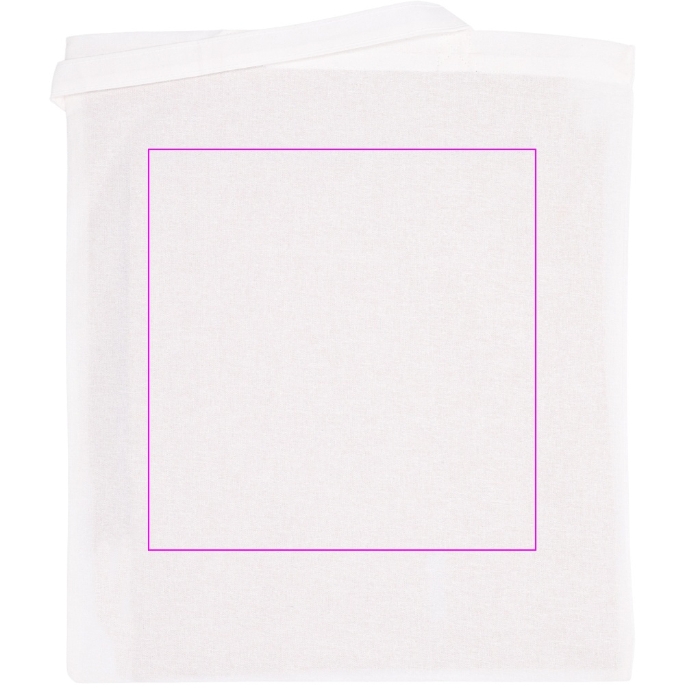 Organic cotton bag with long handles 180 g/m2 BRANSLEY