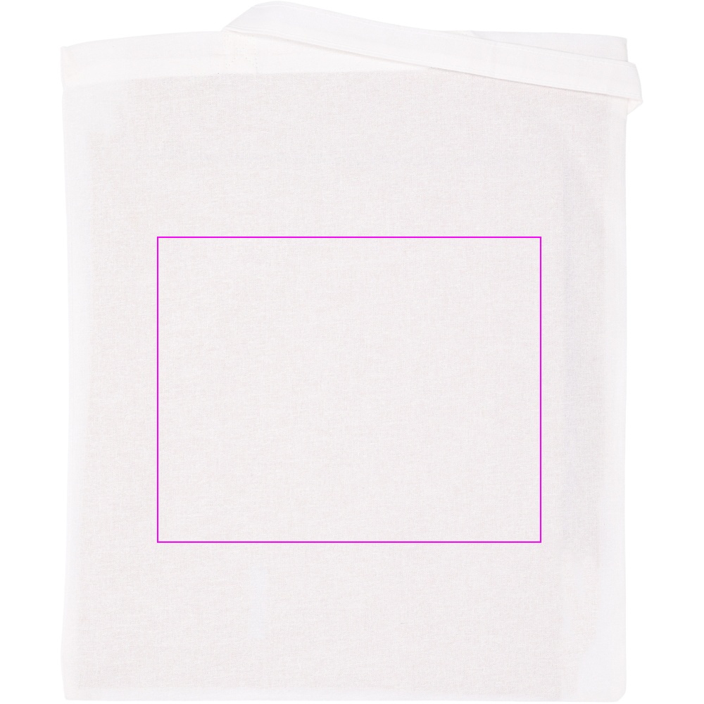 Organic cotton bag with long handles 180 g/m2 BRANSLEY
