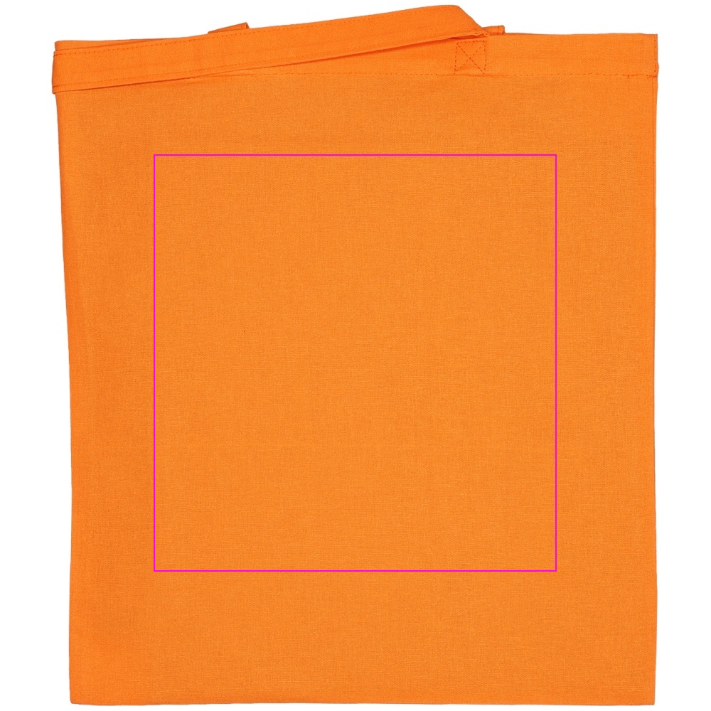 Organic cotton bag with long handles 180 g/m2 BRANSLEY