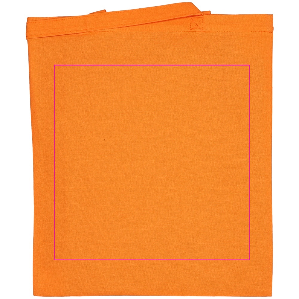 Organic cotton bag with long handles 180 g/m2 BRANSLEY