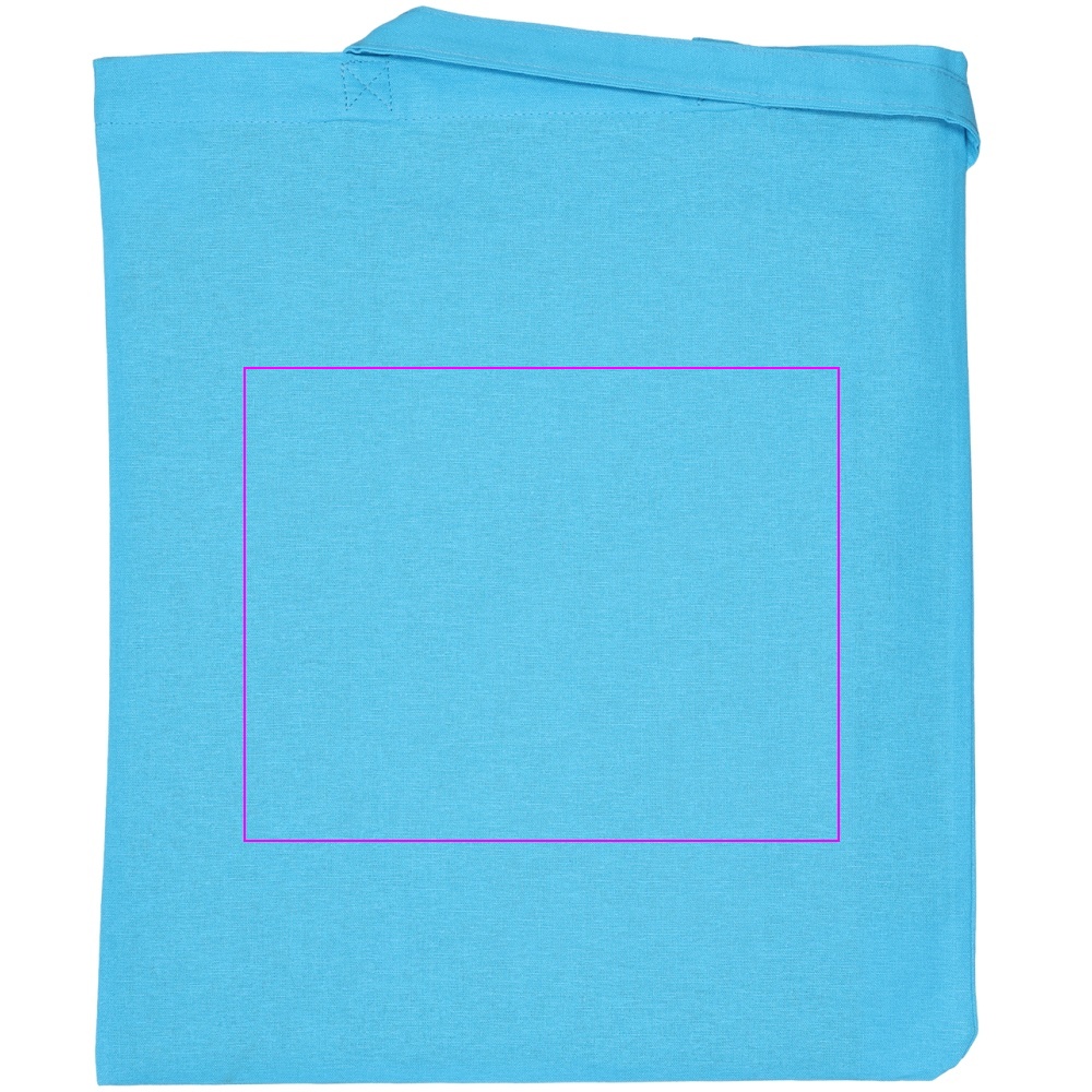 Organic cotton bag with long handles 180 g/m2 BRANSLEY