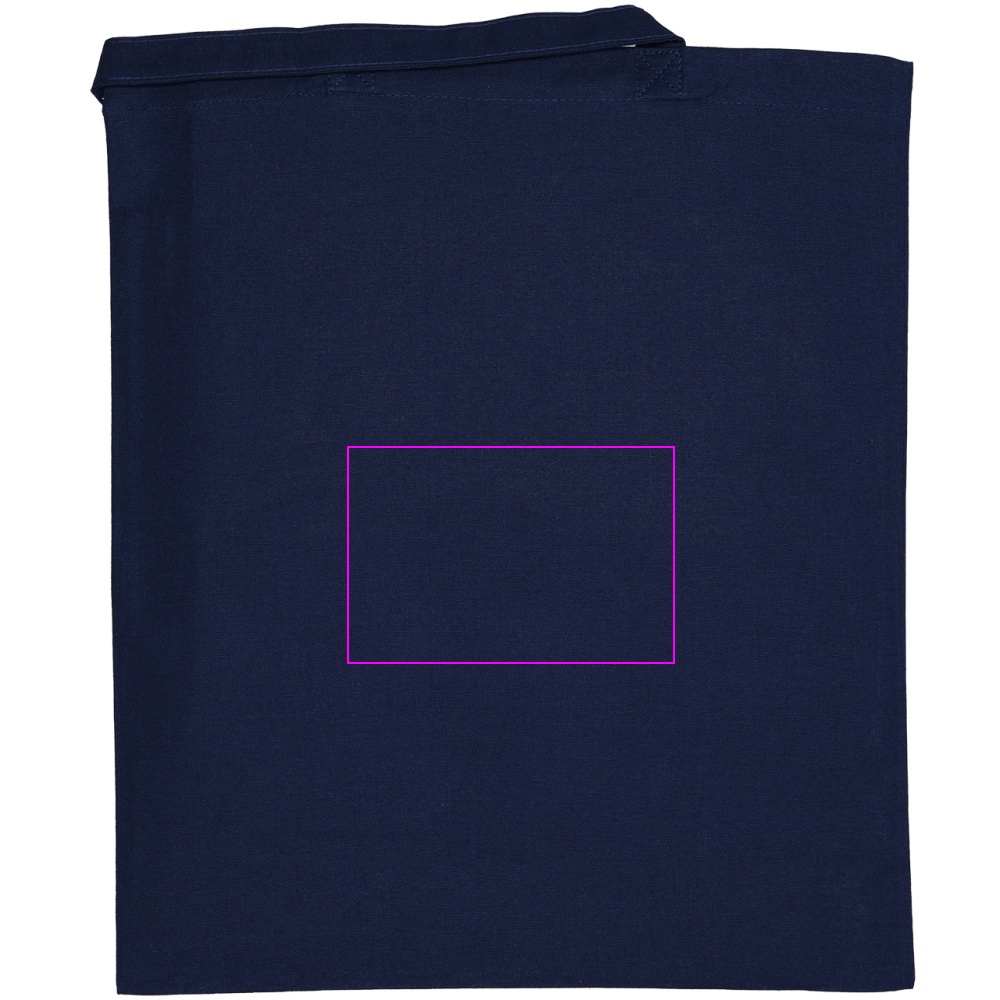 Organic cotton bag with long handles 180 g/m2 BRANSLEY