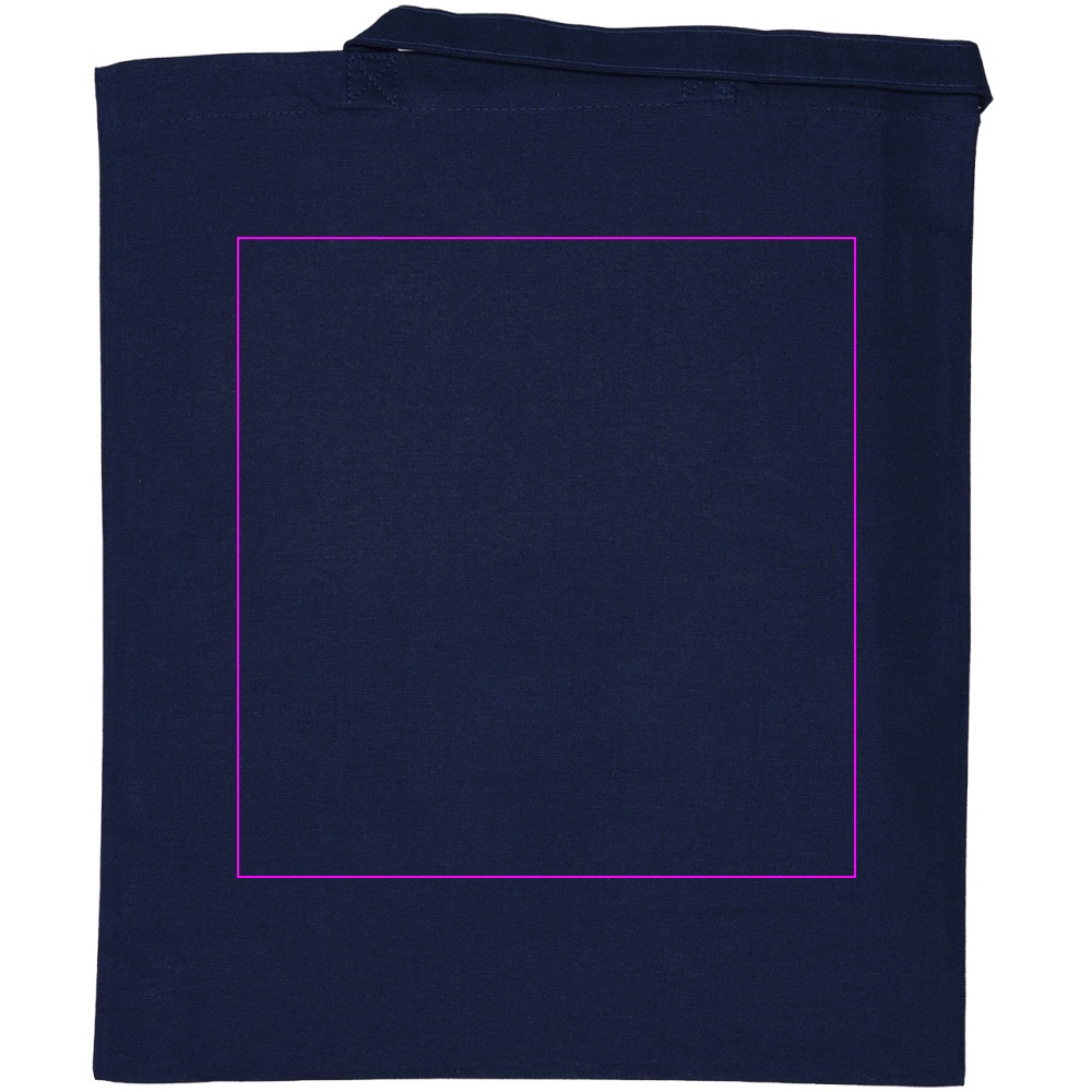 Organic cotton bag with long handles 180 g/m2 BRANSLEY