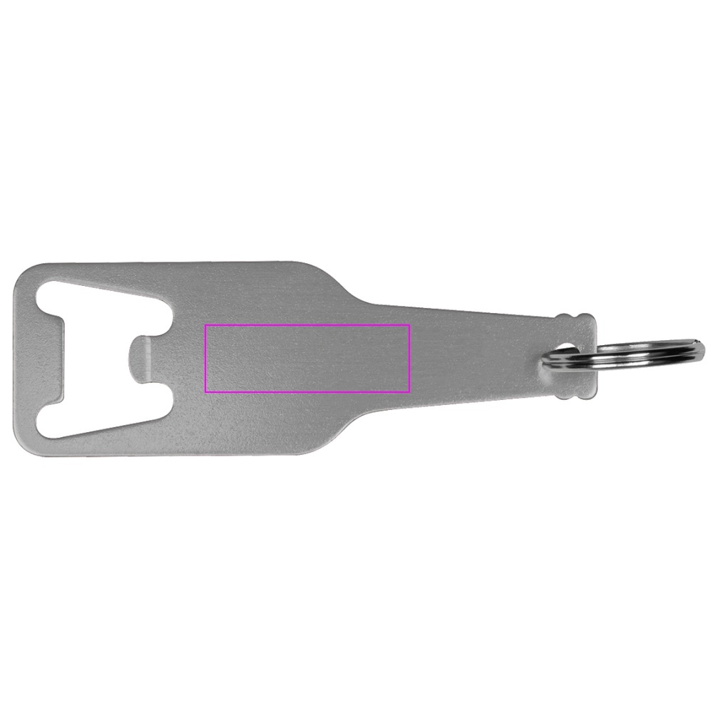 Recycled aluminum bottle opener keychain MALMO
