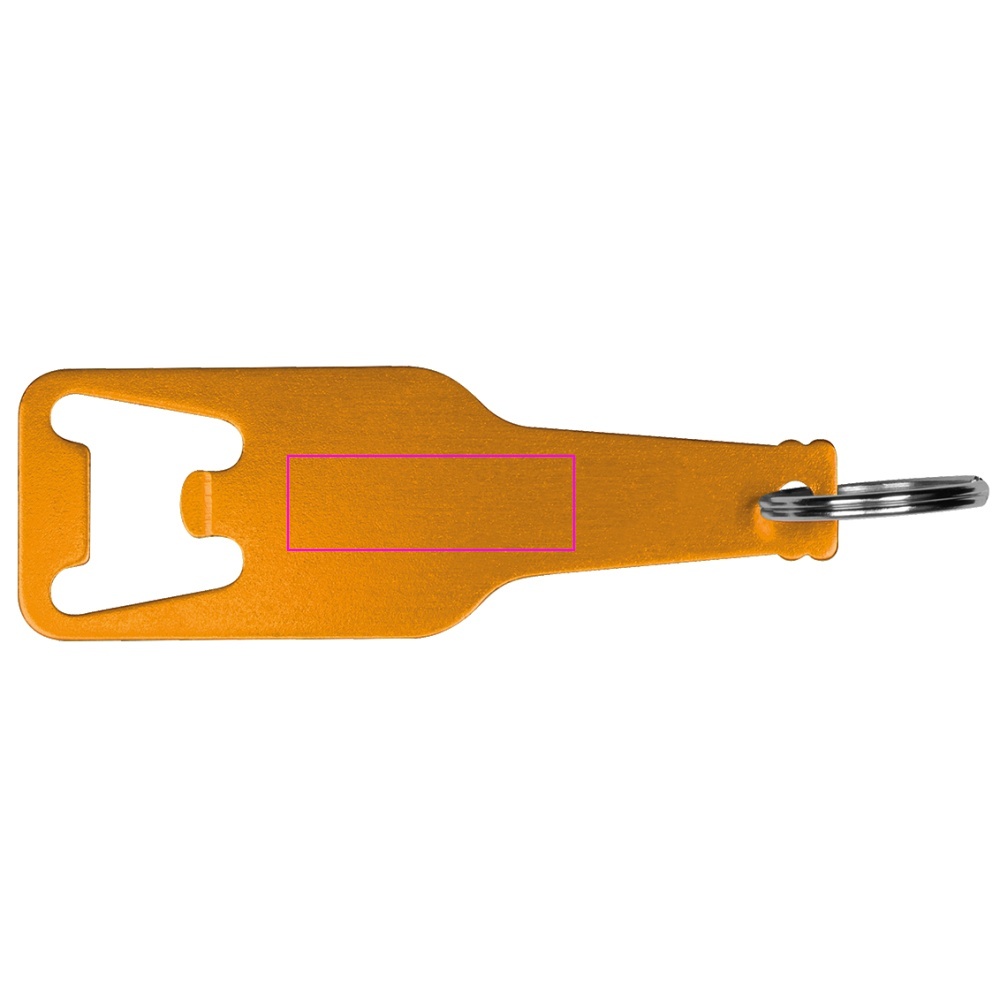 Recycled aluminum bottle opener keychain MALMO