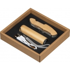 Flashlight and pocket knife set OLDHAM
