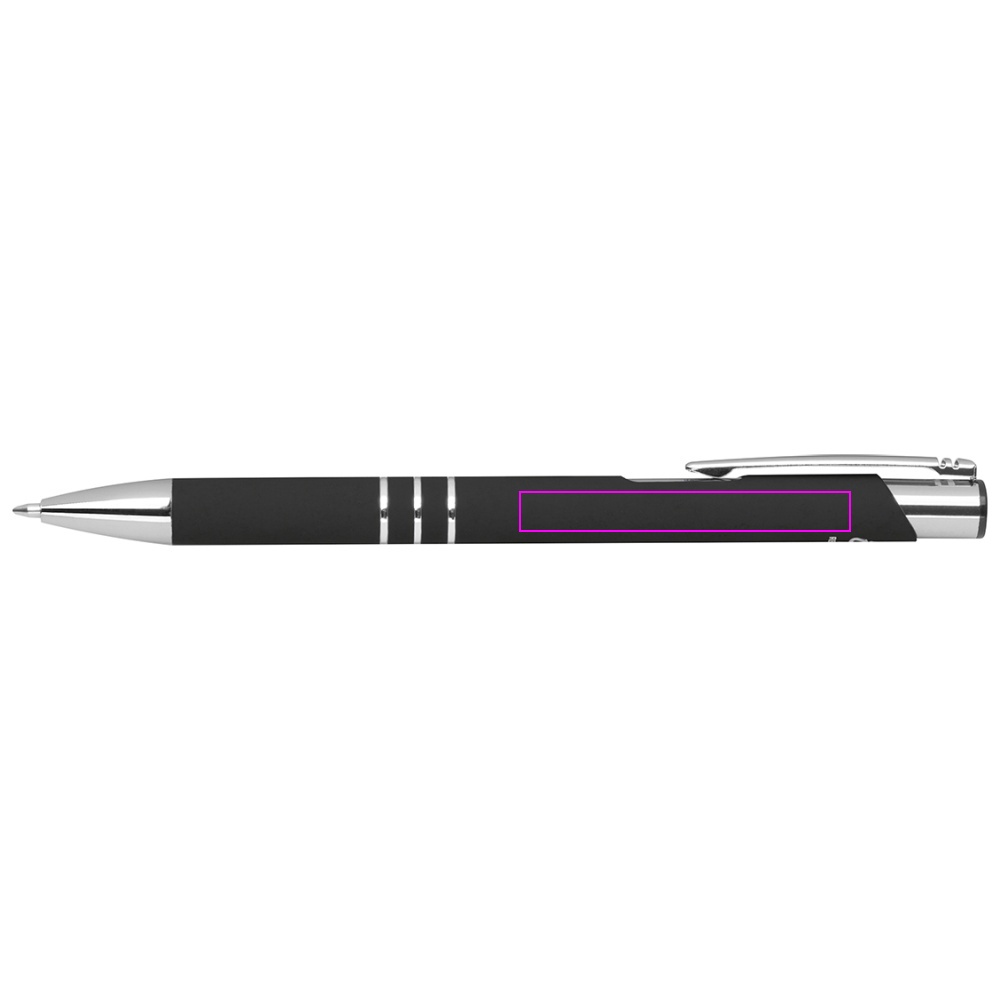 Recycled aluminum semi-gel soft touch pen DUNMORE