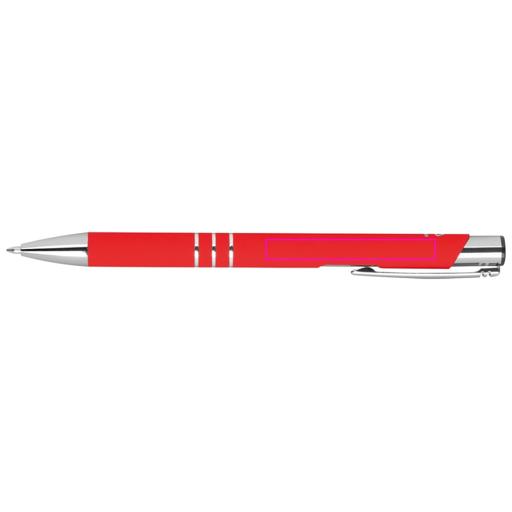 Recycled aluminum semi-gel soft touch pen DUNMORE