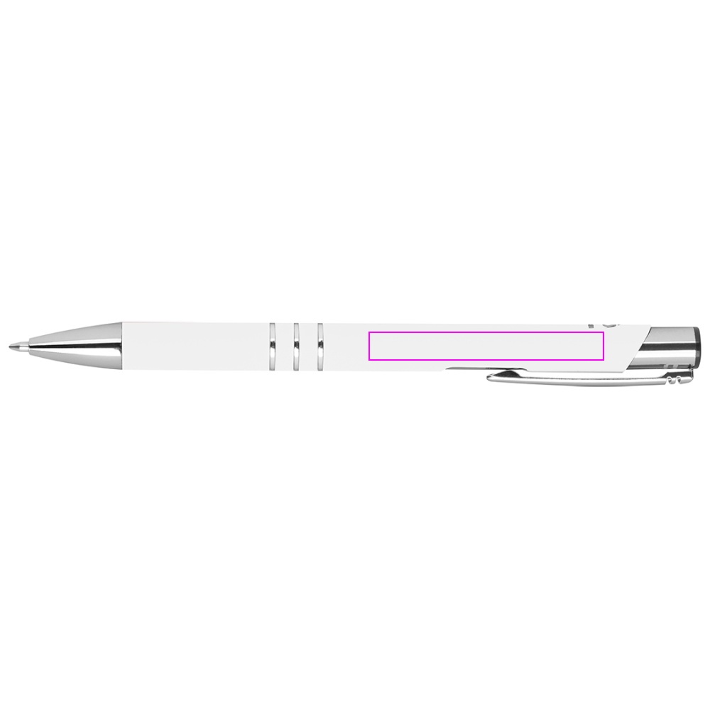 Recycled aluminum semi-gel soft touch pen DUNMORE