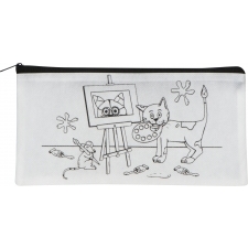 Coloring pencil case with 5 colored pencils STOCKHOLM