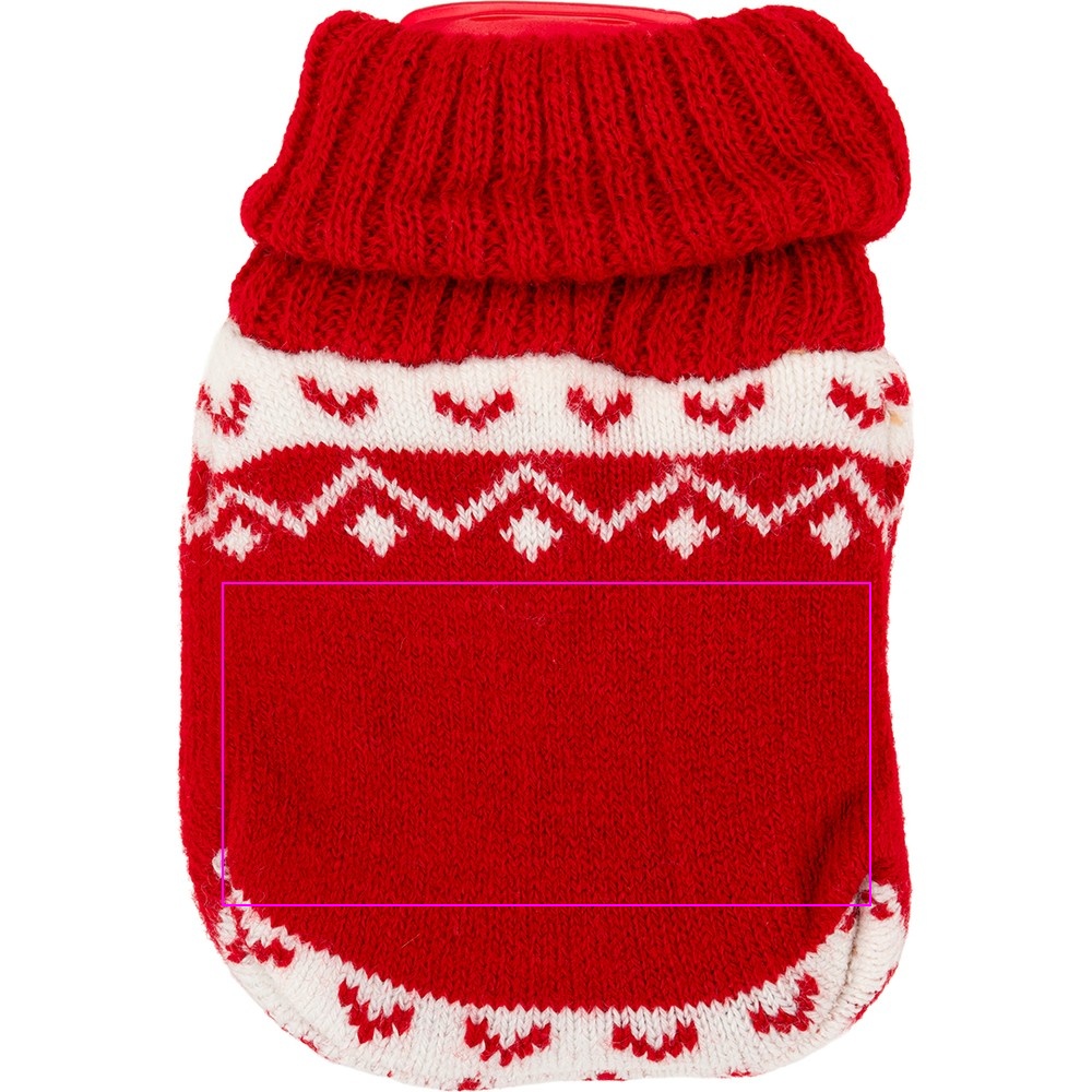 Hand warmer in a Christmas cover WHITE ROCK