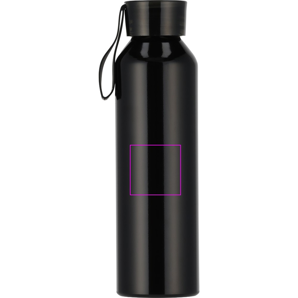 Recycled aluminum bottle CORK 600 ml