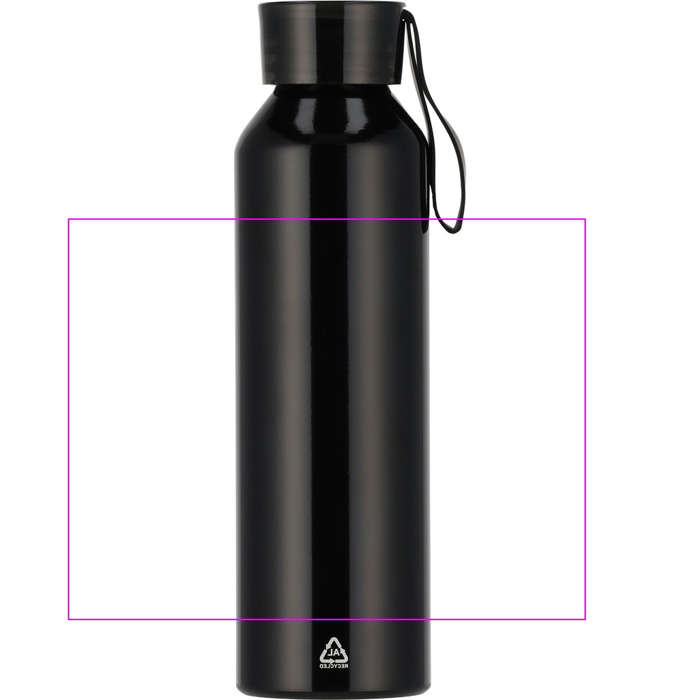 Recycled aluminum bottle CORK 600 ml