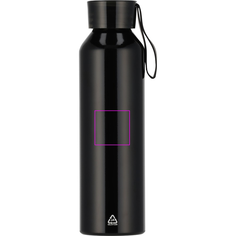 Recycled aluminum bottle CORK 600 ml