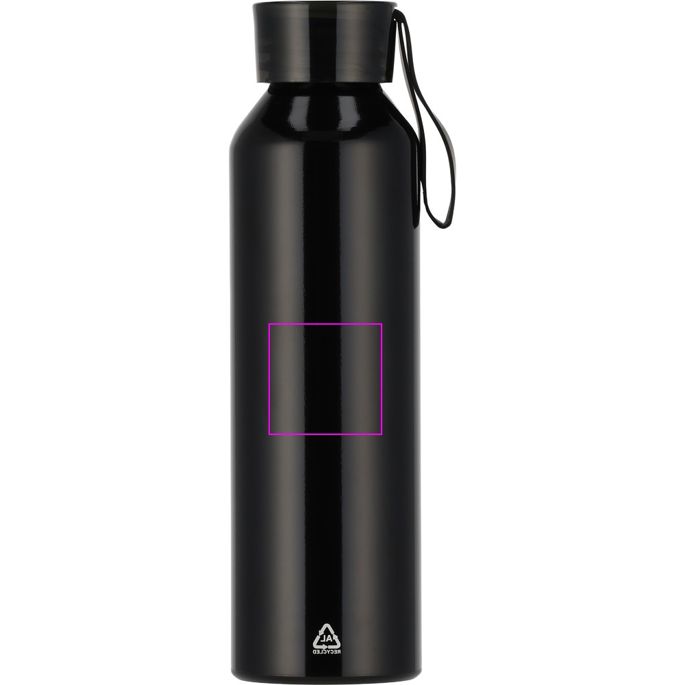 Recycled aluminum bottle CORK 600 ml