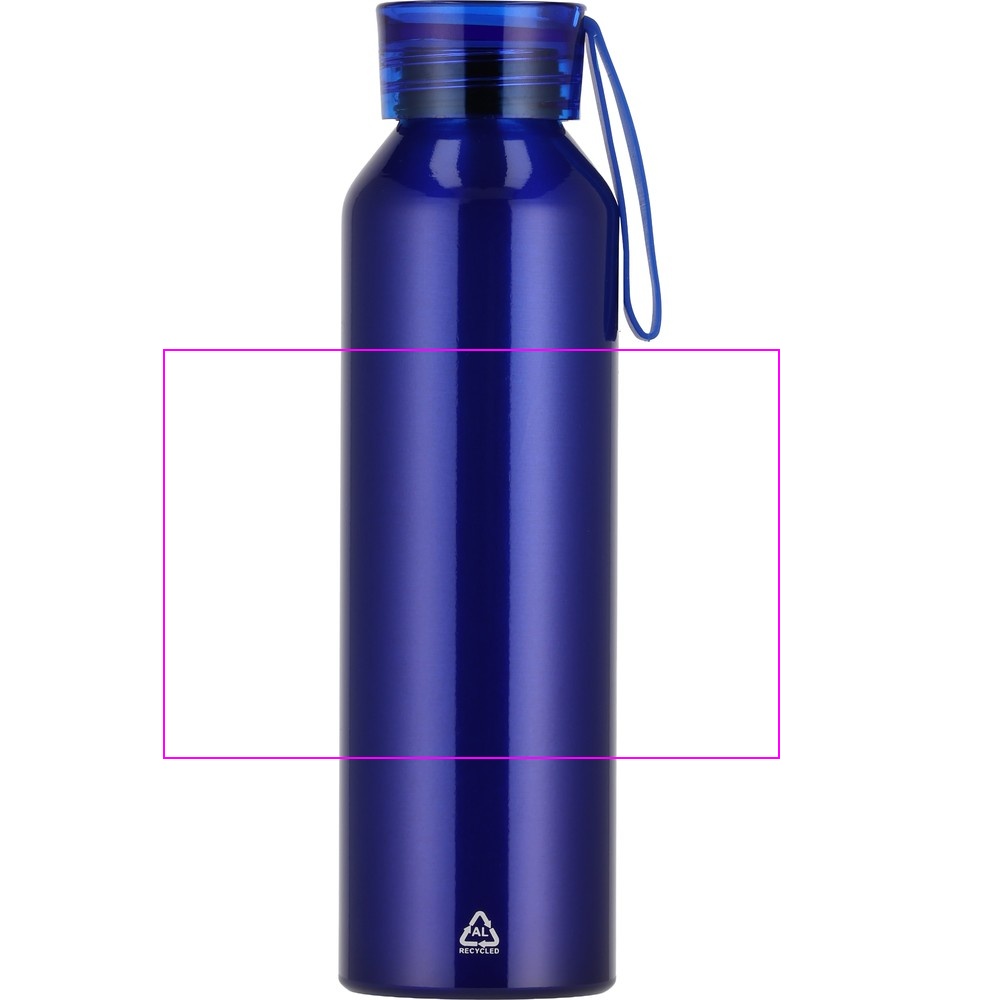 Recycled aluminum bottle CORK 600 ml