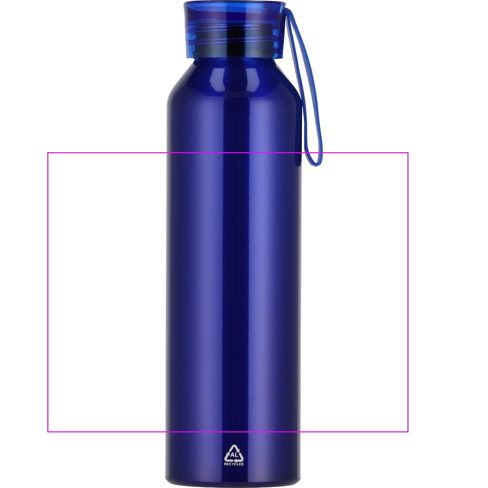 Recycled aluminum bottle CORK 600 ml