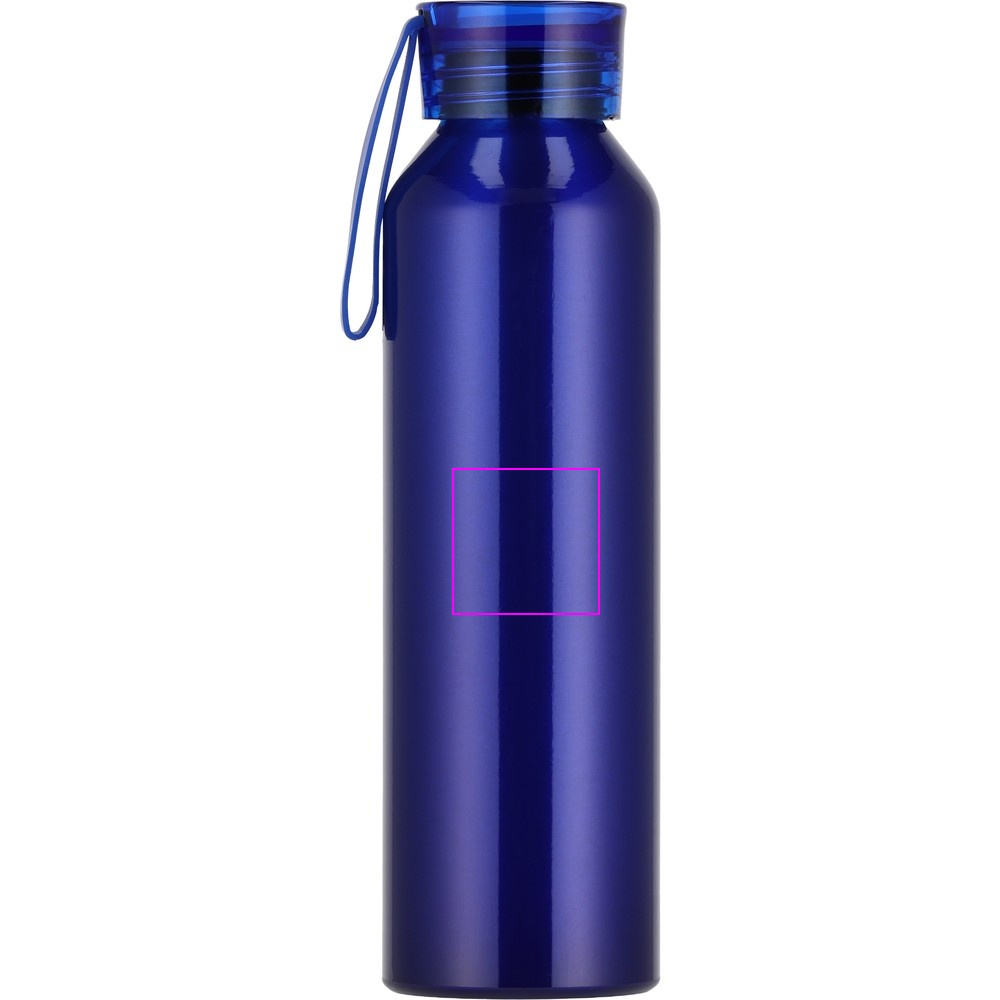 Recycled aluminum bottle CORK 600 ml