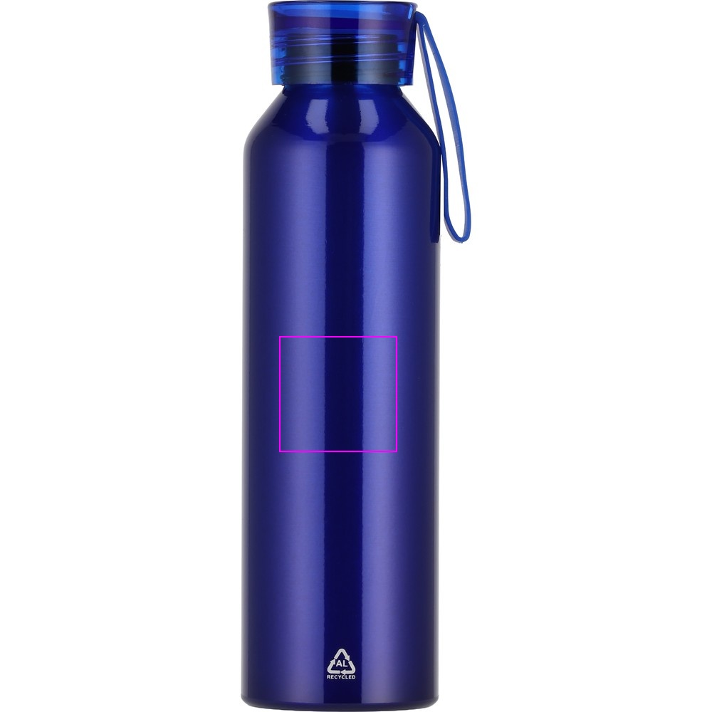 Recycled aluminum bottle CORK 600 ml