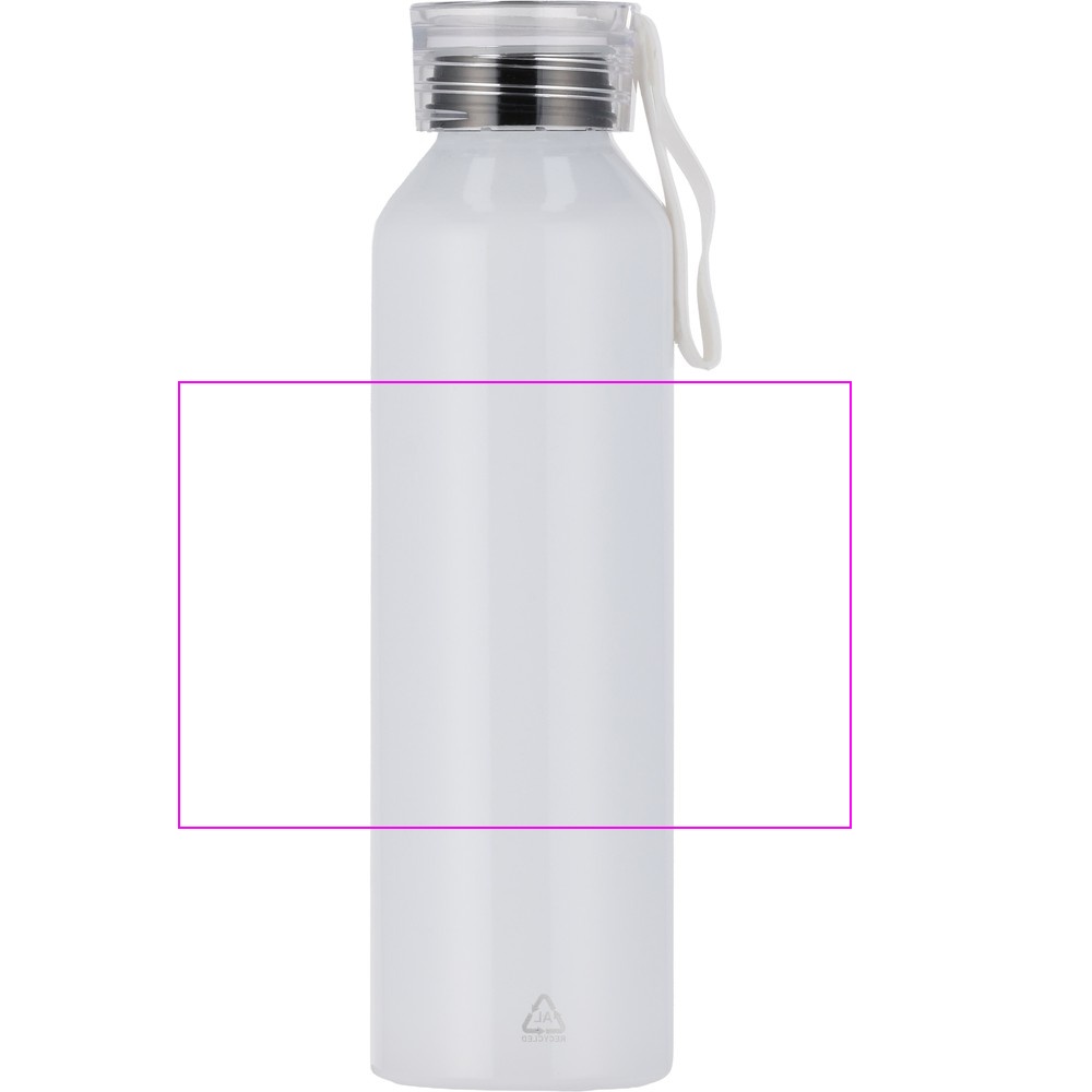 Recycled aluminum bottle CORK 600 ml