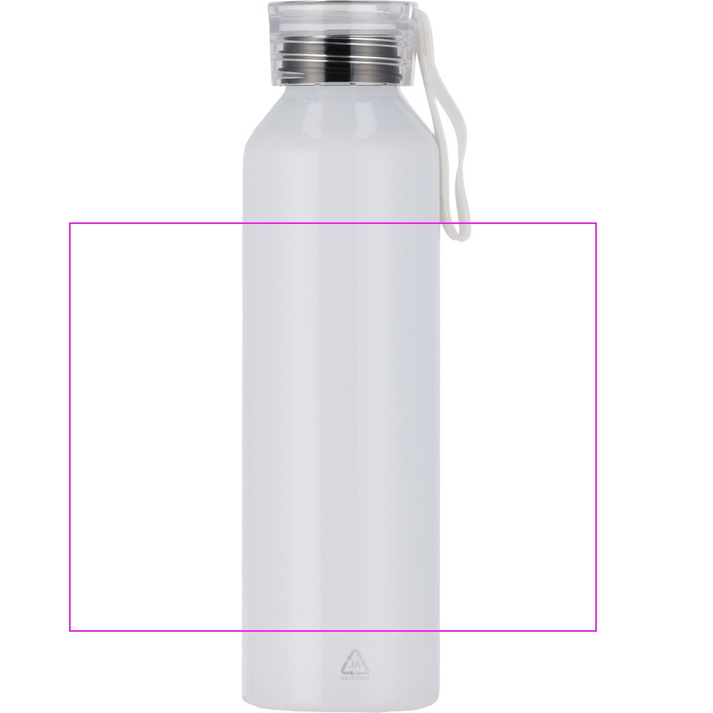 Recycled aluminum bottle CORK 600 ml