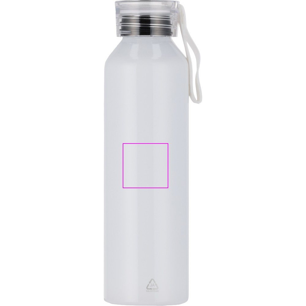Recycled aluminum bottle CORK 600 ml